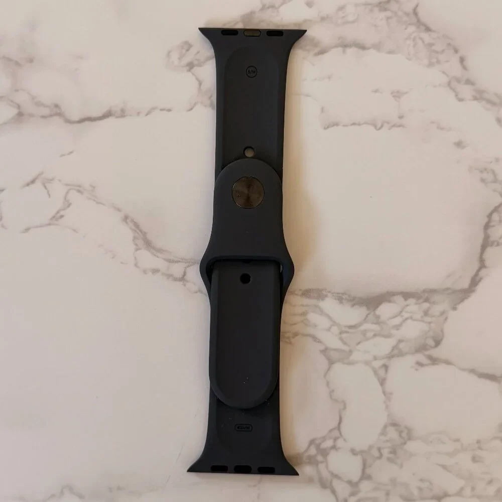 Apple Watch Sports Band Unisex | Charcoal | 45mm | S/M & M/L